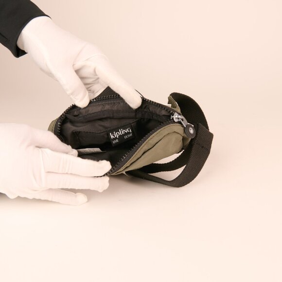 Kipling Nylon Crossbody - Gray - NWT - Picture 5 of 6